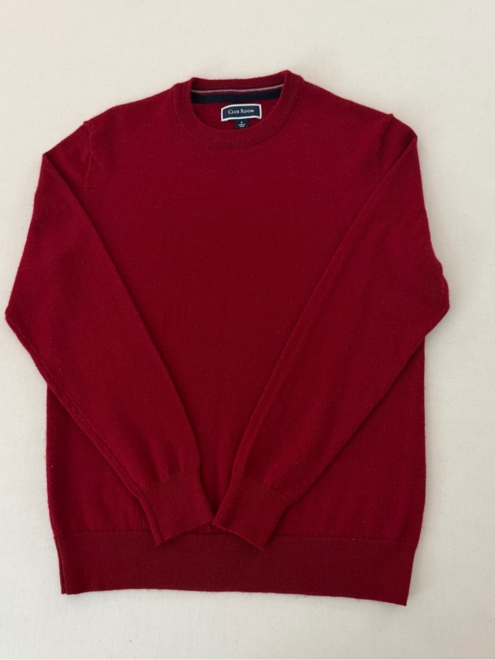 Club Room Men’s Red Crewneck Sweater